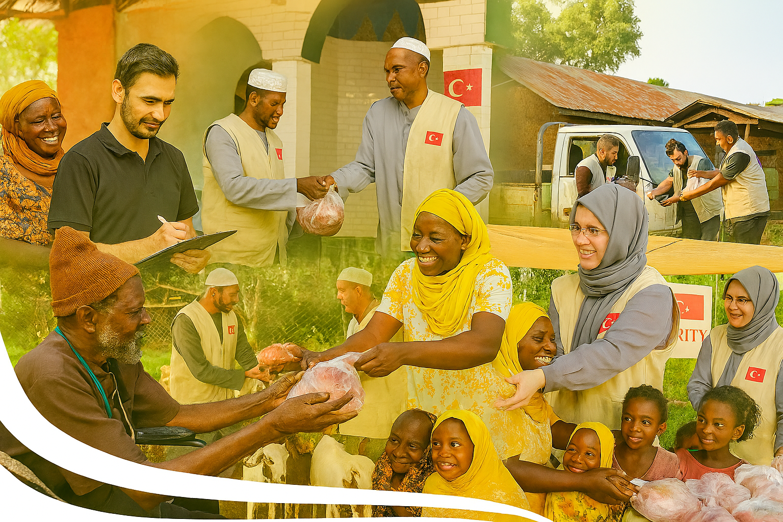 Meat delivered to elder at home